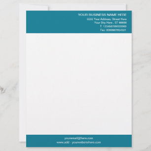 En-tête De Lettre Personnalisé Vos Couleurs Personnalisées En Tête D