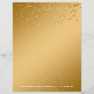 En-tête De Lettre Personnalisée 311-Golden devinent l'en-tête de lettre