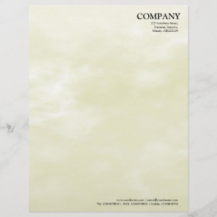 En-tête De Lettre Personnalisée Ciel Texture 02 Jaune clair