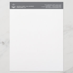 En-tête De Lettre Personnalisée La loi de filet mesure la mandataire