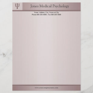 En-tête De Lettre Personnalisée Psychologue Lettons-head