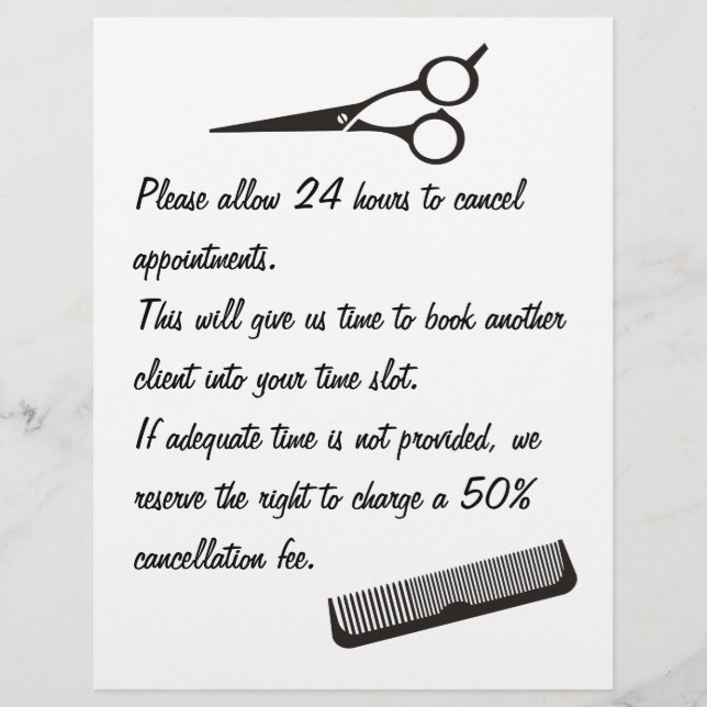 En-tête De Lettre Politique d'annulation (Devant)