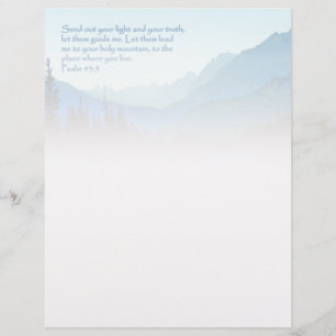 En-tête De Lettre Psaumes 43:3 Inspiration
