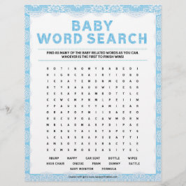 En-tête De Lettre Recherche de mots pour bébé [Dentelle de luxe [Ble