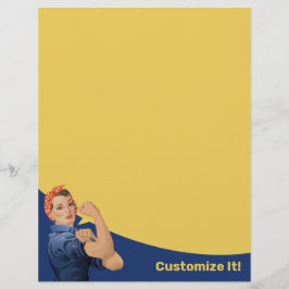 En-tête de lettre Rosie the Riveter
