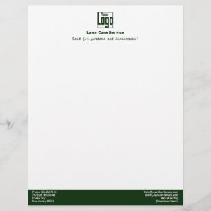 En-tête De Lettre Simple nom de logo de société devise