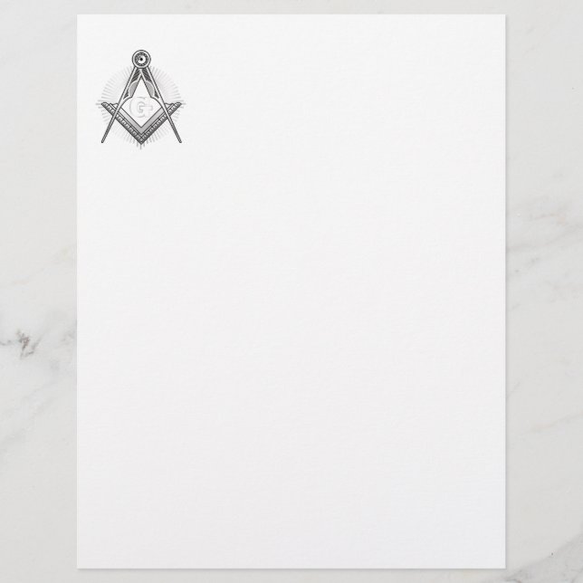 En-tête De Lettre Symbole franc-maçonnerie (Devant)