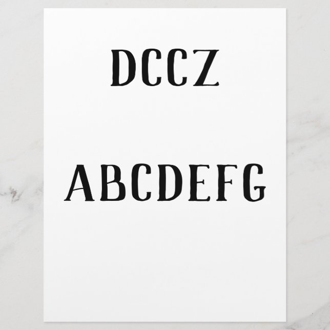 En-tête De Lettre test (Devant)