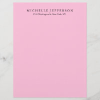 Unique Design Moderne Et Élégant Rose