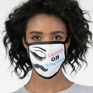 EN TISSU LASHES OU ÉTIQUETTES MASQUE DE RÉVÉLATION DE GENRE