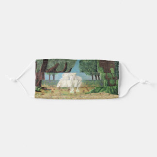 En Tissu Masque Visage Unicorne