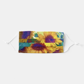En Tissu Toujours une saison pour les tournesols - Masque f