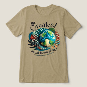 En Tri-matière Agissez, n'attendez pas - Save Our Planet T-Shirt