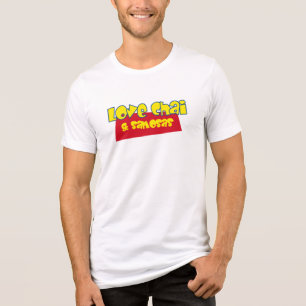 En Tri-matière amour samosas drôles desi indian t-shirt design