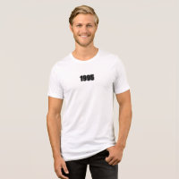 Année de naissance du motif imprimé de T-shirt