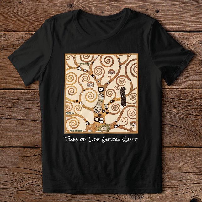 En Tri-matière Arbre de vie Abstrait Gustav Klimt T-Shirt (Créateur téléchargé)