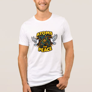 En Tri-matière Atoms for Peace - T-Shirt Rétro Science & Mondial
