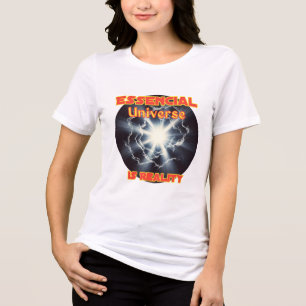 En Tri-matière Bella+Canvas T-Shirt Tri-blend pour Femme, Noir Un