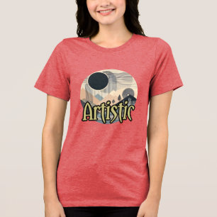 En Tri-matière Bella+Canvas T-Shirt Tri-blend pour femmes, Blanc,