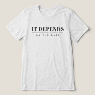 En Tri-matière Ça dépend du graphique de données T-shirt clair