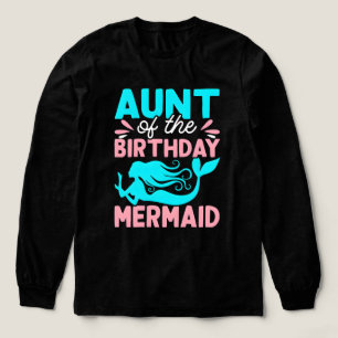 En Tri-matière Cadeau d'anniversaire : T-shirt de tante mermaid v
