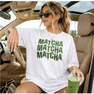 En Tri-matière Cadeau Matcha, T-shirt MATCHA, tee-shirt matcha