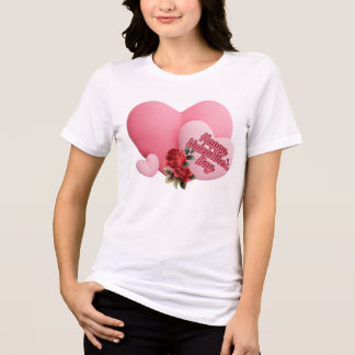 En Tri-matière Charmant T-shirt Saint Valentin pour couple