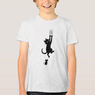 En Tri-matière Chat & Souris Shodown - Drôle T-Shirt Cartoon