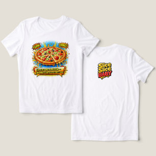 En Tri-matière Chemise de pizza restez fromagé – T-Shirt de citat