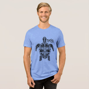 En Tri-matière Chemise hawaïenne pour hommes Tortue T-Shirt