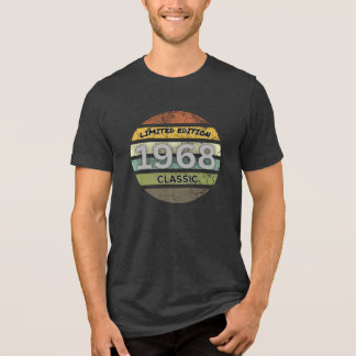 EN TRI-MATIÈRE CHEMISE RÉTRO T-SHIRT ÉDITION LIMITÉE 1968