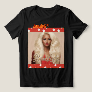 En Tri-matière Chemise Tri-Blend T-Shirt Femme Patronne
