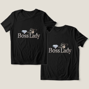 En Tri-matière Chemise Tri-Blend T-Shirt Femme Patronne