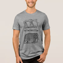"chut..." T-shirt grise