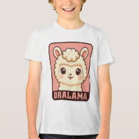 Conception de t-shirt avec une illustration de lam