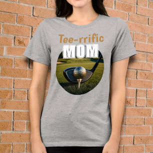 En Tri-matière Conception de T-shirt Club, Balle de Golf Sur Tee 