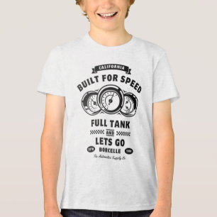En Tri-matière Conçu pour le t-shirt speed, Speed demon Racing