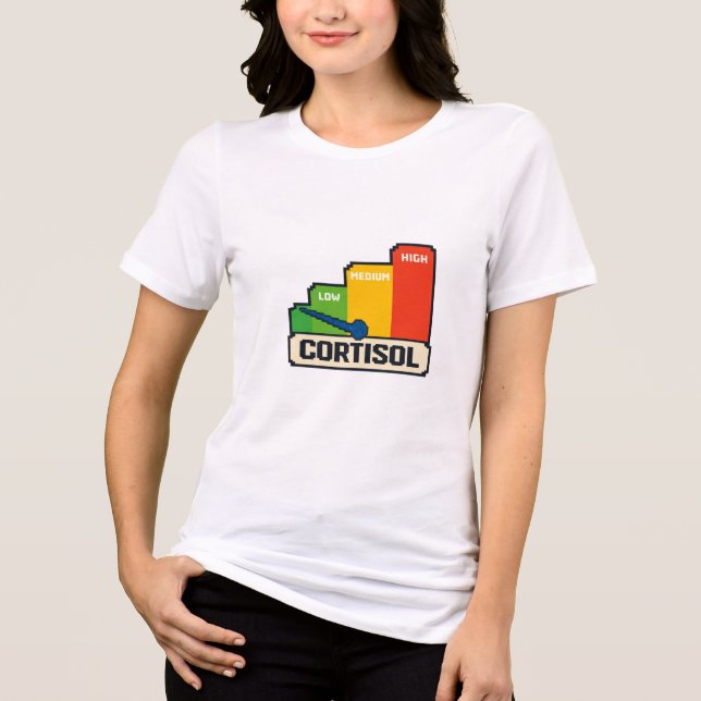 En Tri-matière Cortisone Risk Level Chart T-Shirt (Recto)