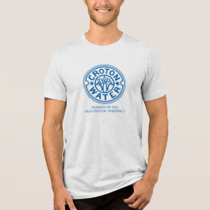 En Tri-matière Couvercle d'égout T-shirt Bella+Canvas pour hommes