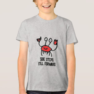 En Tri-matière Crabe Grognon mais Confiant – T-Shirt Cartoon Crab