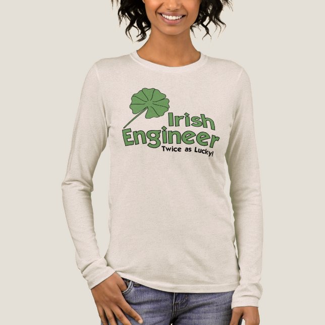 En Tri-matière Deux Fois Plus Chanceux T-Shirt (Recto)