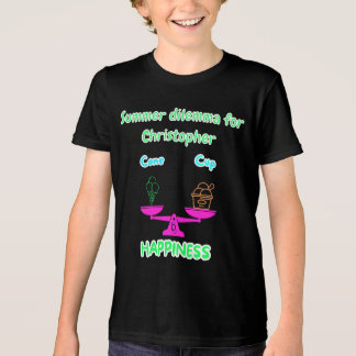 En Tri-matière Dilemme d'été de glace mignonne T-shirt personnali