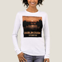 Dublin Crépuscule T-Shirt pour Femme | Art de Voya