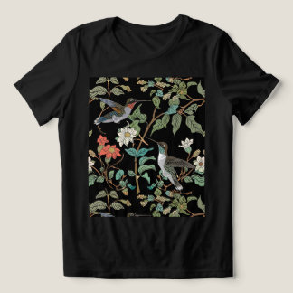 En Tri-matière Elegant Hummingbird T-shirt