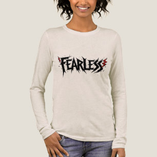En Tri-matière Fearless Graphic T-Shirt Edgy Lightning BoltDesign