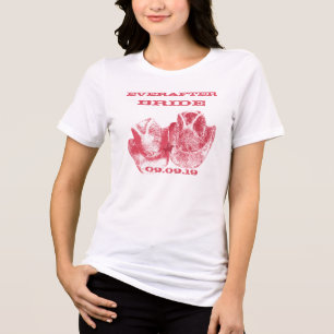 En Tri-matière Femme de fille toujours après t-shirt Mariage