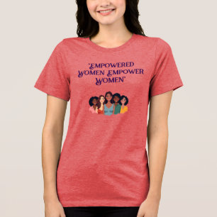 En Tri-matière Femme Habilitation Bella T-shirt toile Canvas.