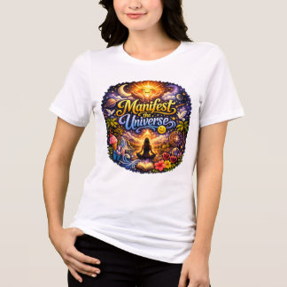 En Tri-matière Femme Motivante T-shirt Blanc