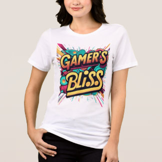 En Tri-matière Gamer's Bliss T-Shirt Design (Zazzle) Niveau supér