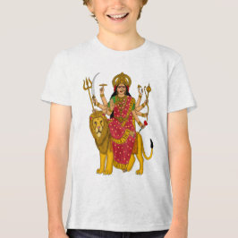 En Tri-matière Goddess Durga T-Shirt